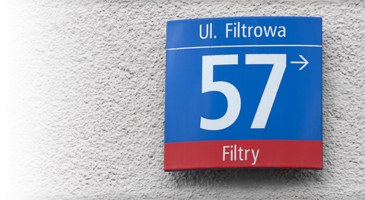 Tablica adresowa siedziby NIK, Filtrowa 57